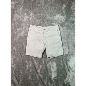 Lululemon Commission Classic 9" Shorts Mens 36 Beige Performance Stretch LM7AK7S